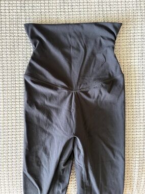 Buff Bunny Black High-Waist maternity leggings